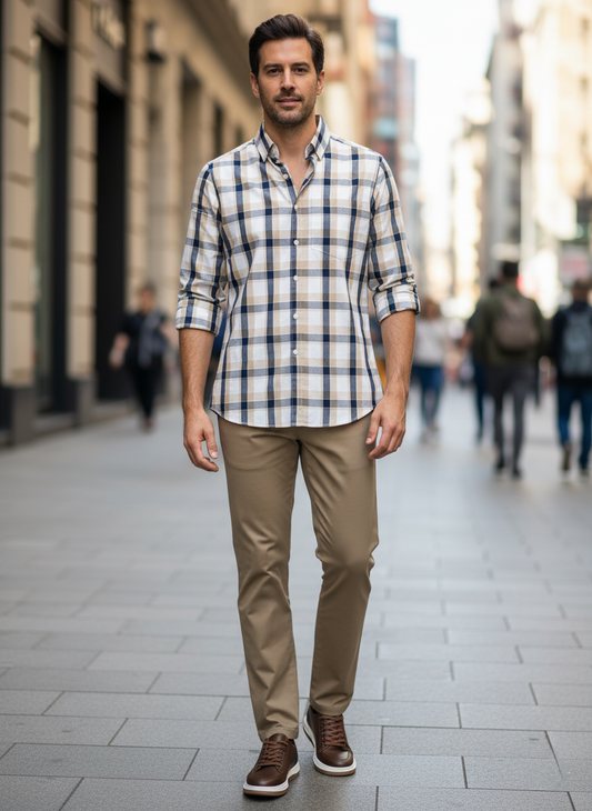 Chemise classique Carreau 39/44