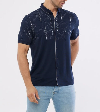 Chemisette slim motif MLXLXXL