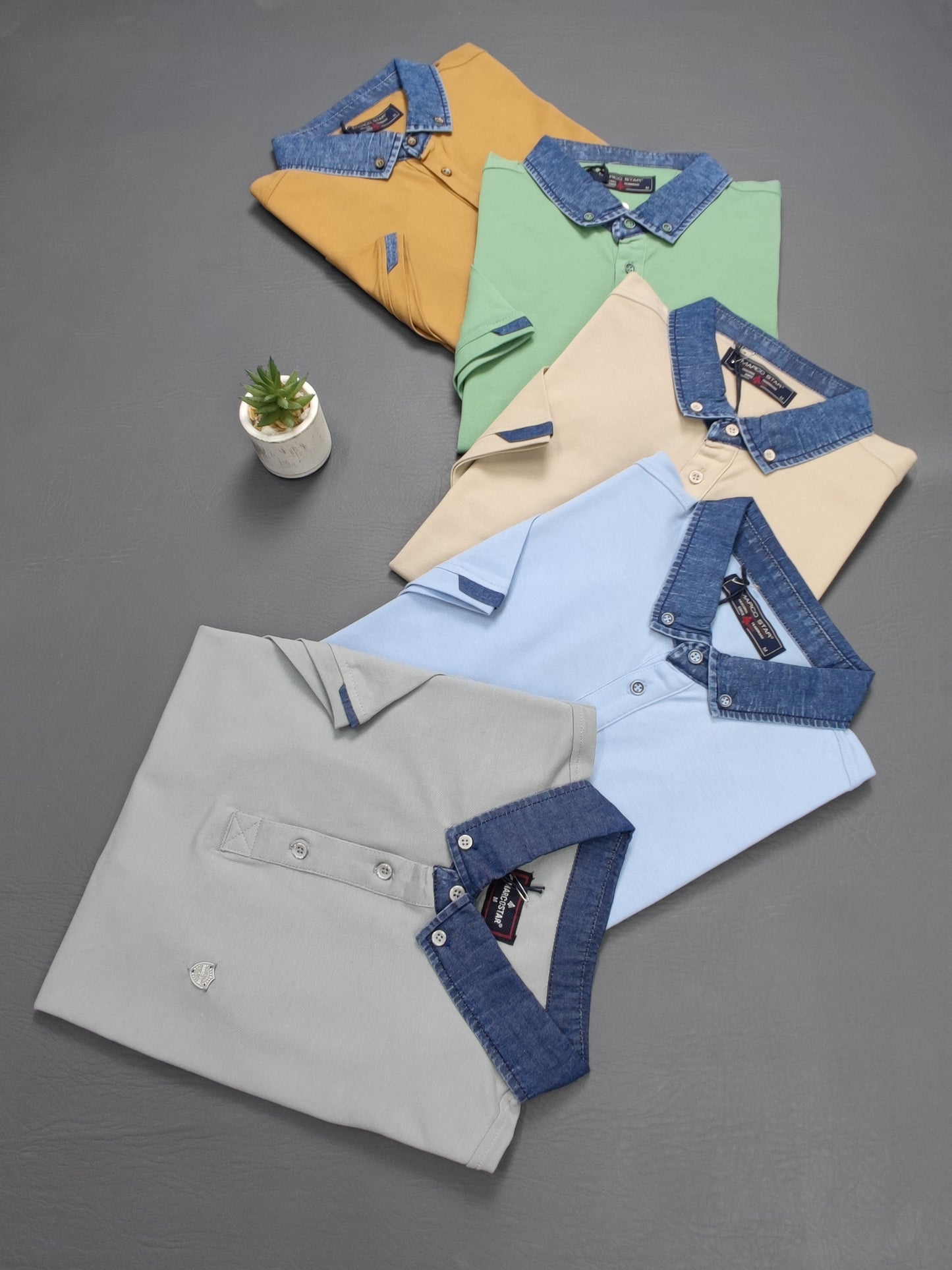T-shirt Col jeans M/3XL