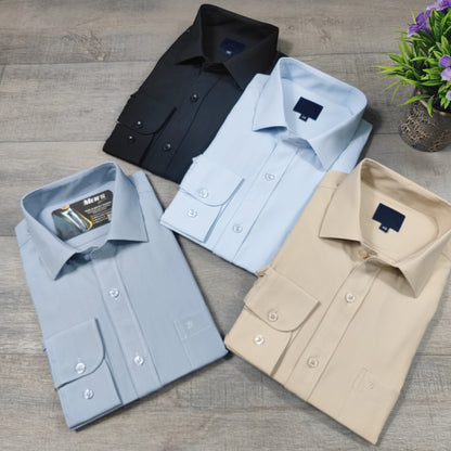 Chemise classique avec poche 39/44